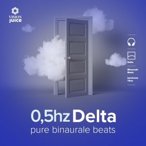 0,5hz Delta Frequenz. Pure Binaurale Beats als mp3 Download von Visionjuice
